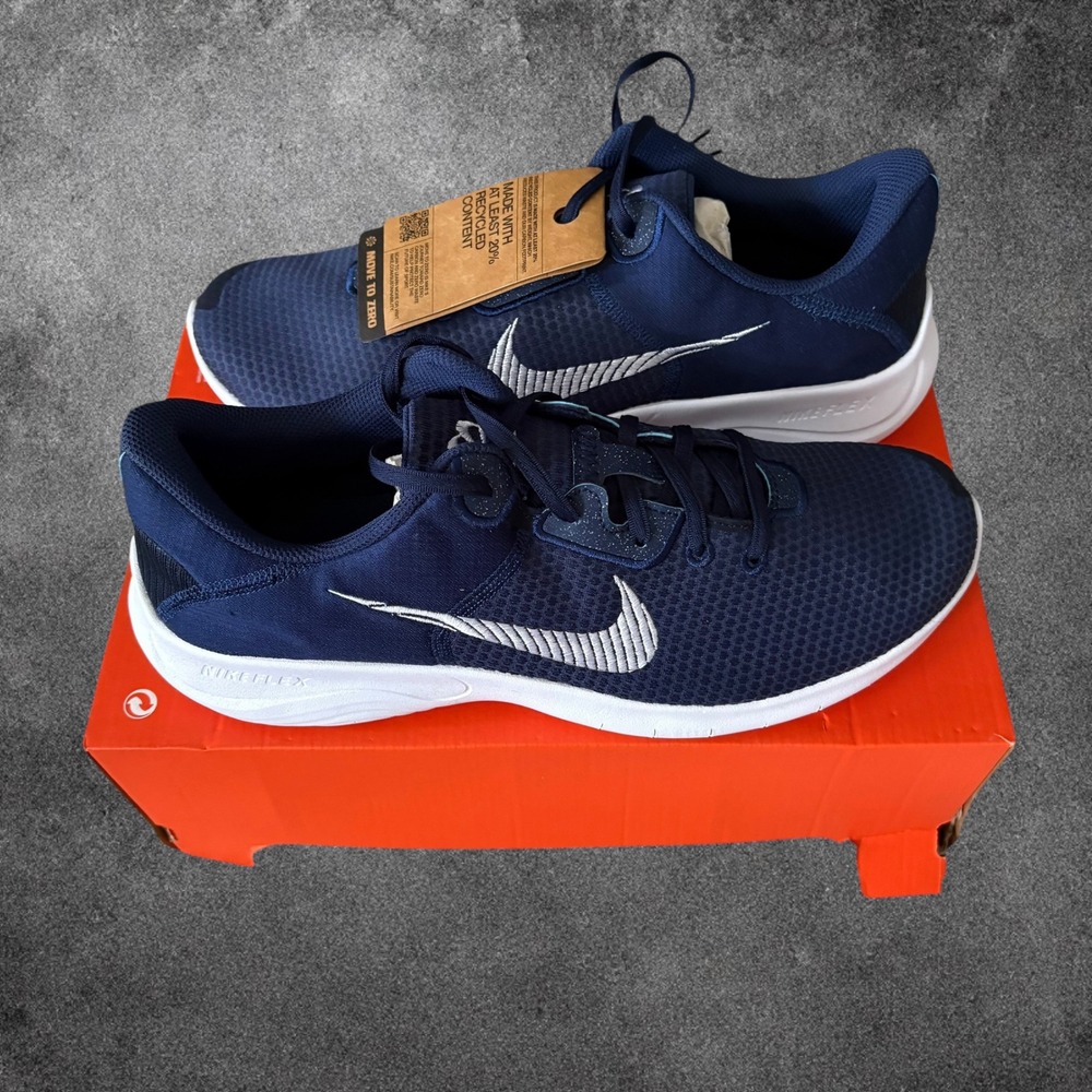 Nike Flex Experience Run 11 Next Nature Mens Running Shoes Navy DD9284-400 10